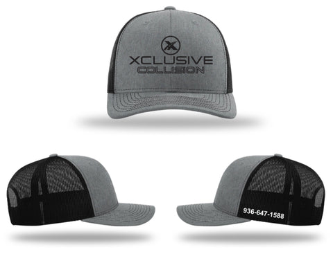 XCLUSIVE GRAY/BLACK HAT