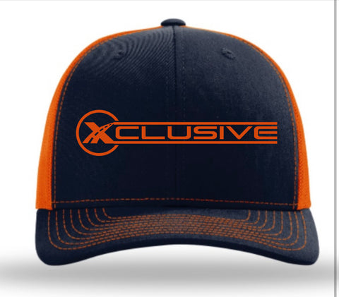 Xclusive Blue orange cap